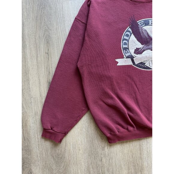 Vintage 90s Eddie Bauer Crewneck Sweater Rare Logo Art GS Sport Tag Classic - Picture 5 of 16